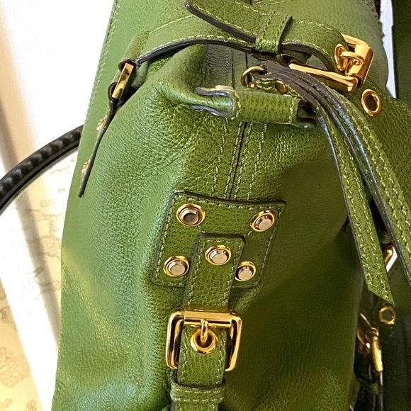 Hype Bag | Green Leather Purse - Picture 5 of 8